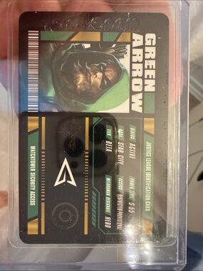 Green Arrow Kids ID Card - DC Comics Themed Play Accessory